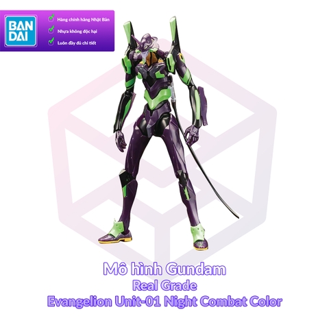 Mô Hình P-Bandai RG Evangelion Unit-01 Night Combat Color Rebuild of Evangelion [GDB] [BRG]