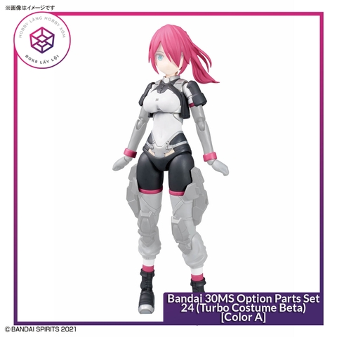 Mô hình Bandai 30MS Option Parts Set 24 (Turbo Costume Beta) [Color A] [GDB] [30MS]