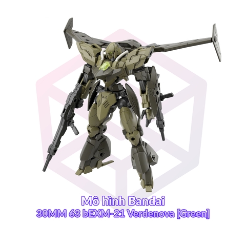 Mô hình Bandai 30MM 63 bEXM-21 Verdenova [Green] 1/144 [GDB] [30MM]
