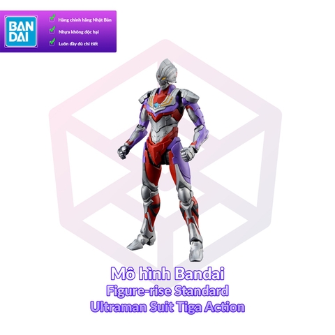 Mô hình Bandai Figure-rise Standard Ultraman Suit Tiga Action [GDB] [FRS]