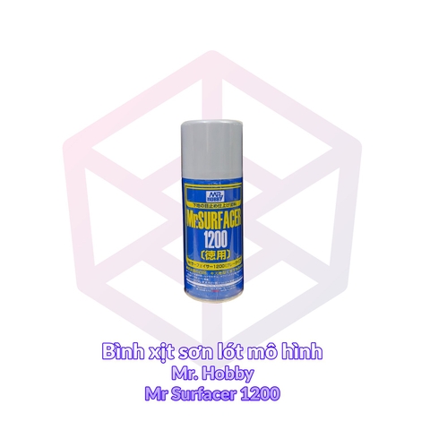Bình xịt sơn lót mô hình Gundam Mr. Hobby Mr Surfacer 1200 – Dung dịch [TAM]