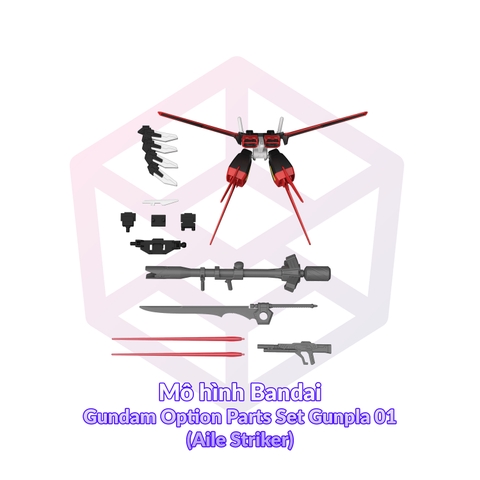 Mô hình Bandai Gundam Option Parts Set Gunpla 01 (Aile Striker) [GDB]