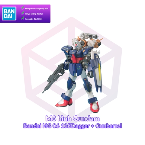 Mô hình Gundam Bandai HG 06 105Dagger + Gunbarrel 1/144 Gundam SEED MSV [GDB] [BHG]