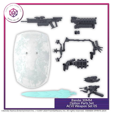 Mô hình phụ kiện Bandai 30MM Option Parts Set ACVI Weapon Set 05 [GDB] [30MM]