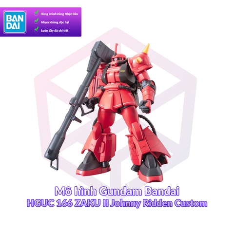 Mô hình Gundam Bandai HGUC 166 ZAKU II Johnny Ridden Custom 1/144 MS Gundam [GDB] [BHG]