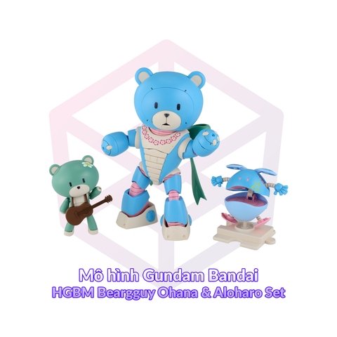 Mô hình Gundam Bandai HGBM Beargguy Ohana & Aloharo Set 1/144 Build Metaverse [GDB] [BHG]