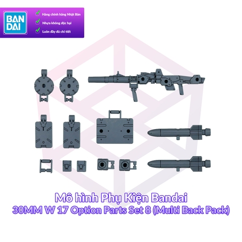 Mô hình phụ kiện Bandai 30MM W 17 Option Parts Set 8 (Multi Back Pack) 1/144 30 Minutes Missions [30MM]