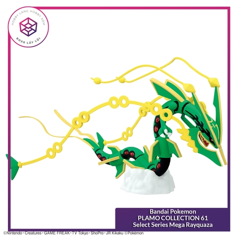 Mô hình Bandai Pokemon PLAMO COLLECTION 61 Select Series Mega Rayquaza [GDB] [MKB]