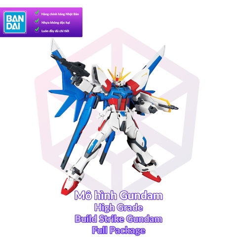 Mô hình Gundam Bandai HG 001 Build Strike Gundam Full Package 1/144 Build Fighter [GDB] [BHG]