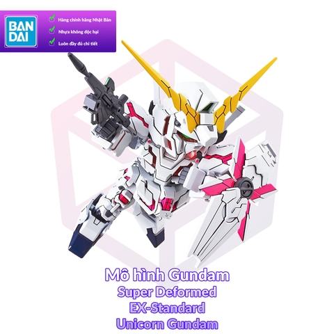 Mô Hình Gundam Bandai SD EX Unicorn Gundam (Destroy Mode) EX Standard UC [GDB] [BSD]