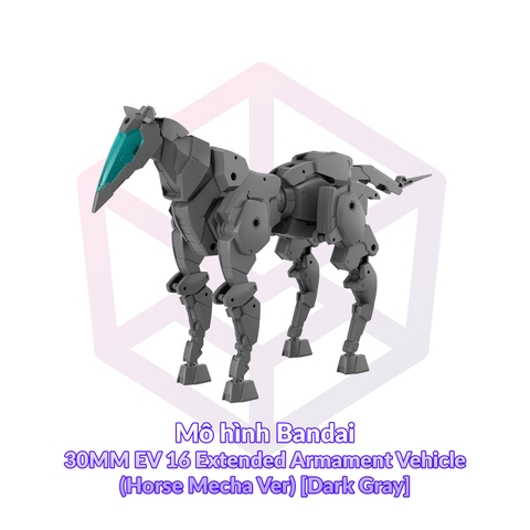 Mô hình Bandai 30MM EV 16 Extended Armament Vehicle (Horse Mecha Ver) [Dark Gray] 1/144 [GDB] [30MM]