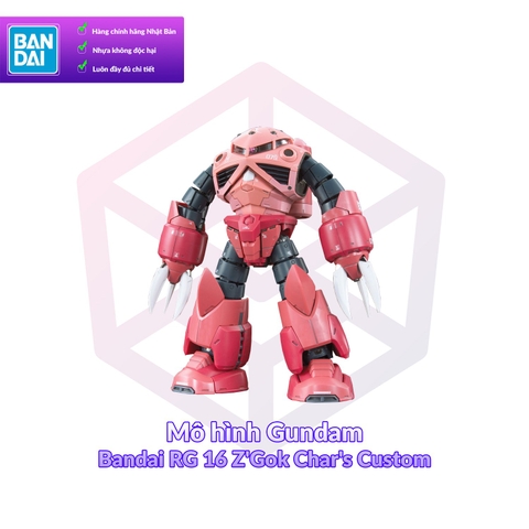 Mô Hình Gundam Bandai RG 16 Z'Gok Char's Custom 1/144 Mobile Suit Gundam [GDB] [BRG]