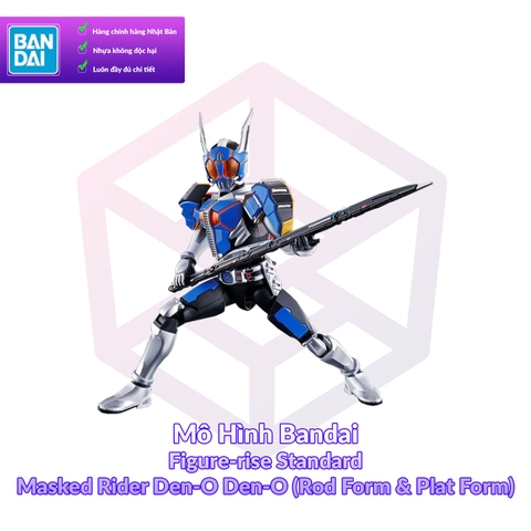 Mô hình Bandai Figure-rise Standard Masked Rider Den-O (Rod Form & Plat Form) [FRS]