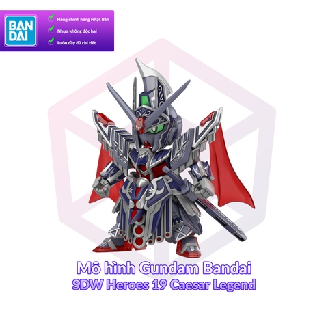 Mô hình Gundam Bandai SDW Heroes 19 Caesar Legend Gundam SD World Heroes [GDB] [BSD]