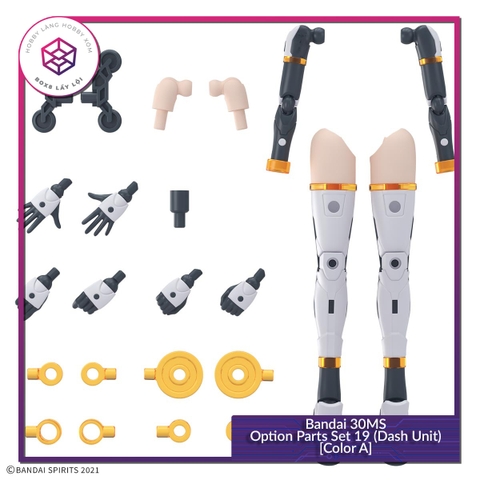 Mô hình phụ kiện Bandai 30MS Option Parts Set 19 (Dash Unit) [Color A] [GDB] [30MS]