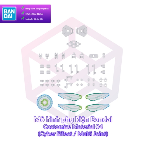 Mô hình phụ kiện Bandai Customize Material 04 (Cyber Effect / Multi Joint) [GDB]