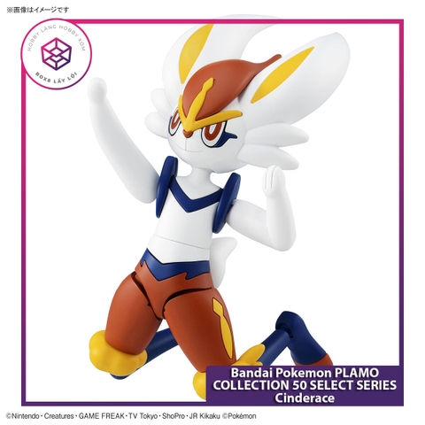 Mô hình Bandai Pokemon PLAMO COLLECTION 50 SELECT SERIES Cinderace [GDB] [MKB]