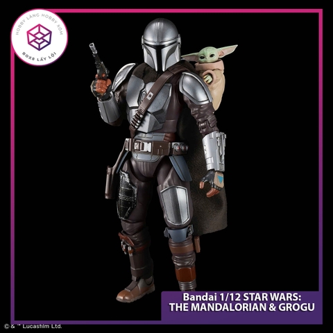 Mô hình Bandai 1/12 STAR WARS: THE MANDALORIAN AND GROGU [GDB] [MKB]