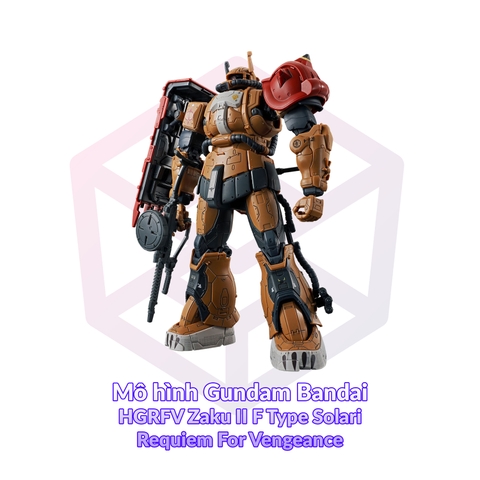 Mô hình Gundam Bandai HGRFV Zaku II F Type Solari 1/144 (Netflix) [GDB] [BHG]