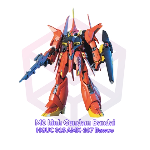 Mô hình Gundam Bandai HGUC 015 AMX-107 Bawoo 1/144 MS Gundam [GDB] [BHG]