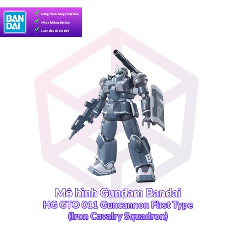 Mô hình Gundam Bandai HG GTO 011 Guncannon First Type (Iron Cavalry Squadron) 1/144 [GDB] [BHG]