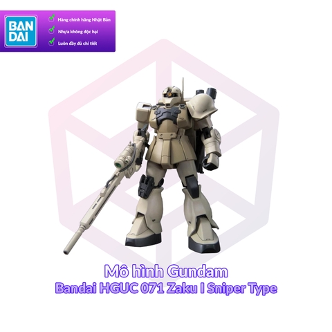 Mô hình Gundam Bandai HGUC 071 Zaku I Sniper Type 1/144 MS Gundam [GDB] [BHG]