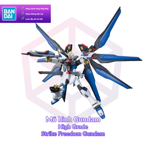 Mô Hình Gundam Bandai HG 201 Strike Freedom Gundam 1/144 SEED [GDB] [BHG]