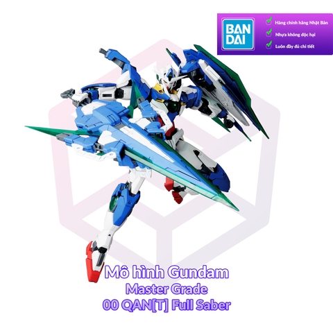 Mô Hình Gundam Bandai MG 00 QanT Full Saber 1/100 Gundam 00V [GDB] [BMG]