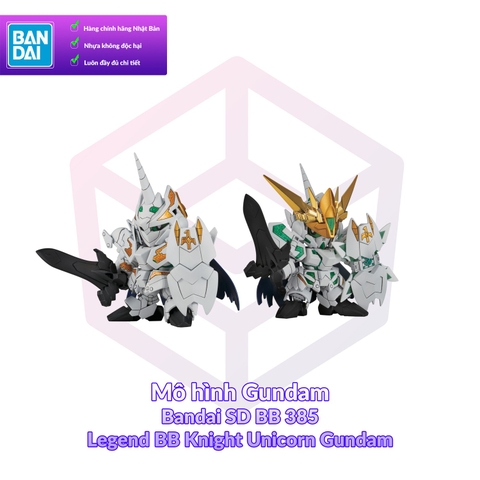 Mô hình Gundam Bandai SD BB 385 Legend BB Knight Unicorn Gundam [GDB] [BSD]