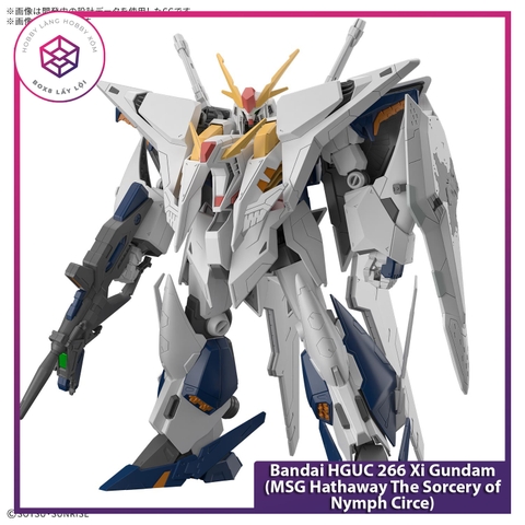 Mô hình Gundam Bandai HGUC 266 Xi Gundam (MSG Hathaway The Sorcery of Nymph Circe) 1/144 [GDB] [BHG]