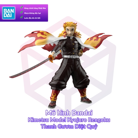 Mô hình Bandai Kimetsu Model Kyojuro Rengoku – Thanh Gươm Diệt Quỷ [MKB]