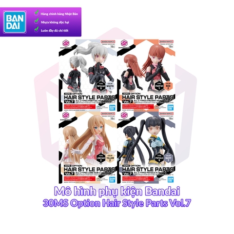 Mô hình phụ kiện Bandai 30MS Option Hair Style Parts Vol.7 1/144 [GDB] [30MS]
