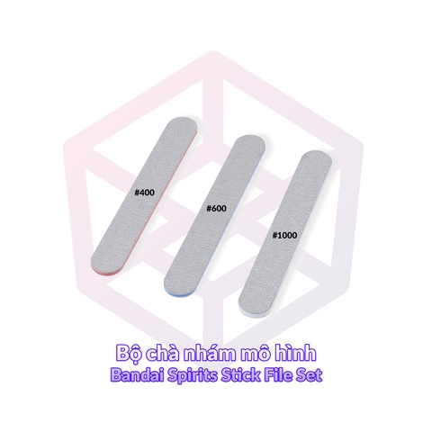 Bộ chà nhám mô hình Bandai Spirits Stick File Set - Dụng cụ Tool [TAM]