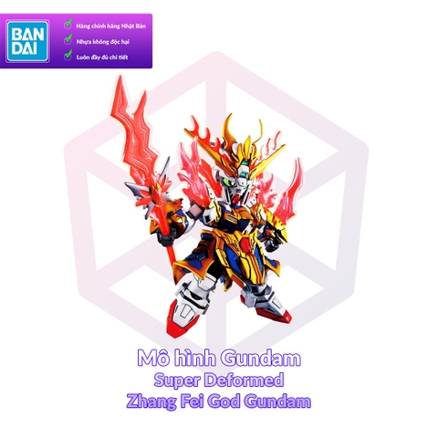 Mô Hình Gundam Bandai SD 003 Zhang Fei God Gundam Sangoku Soketsuden [GDB] [BSD]