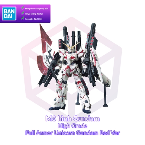 Mô Hình Gundam Bandai HG 199 Full Armor Unicorn Gundam Red Ver 1/144 UC  [GDB] [BHG]