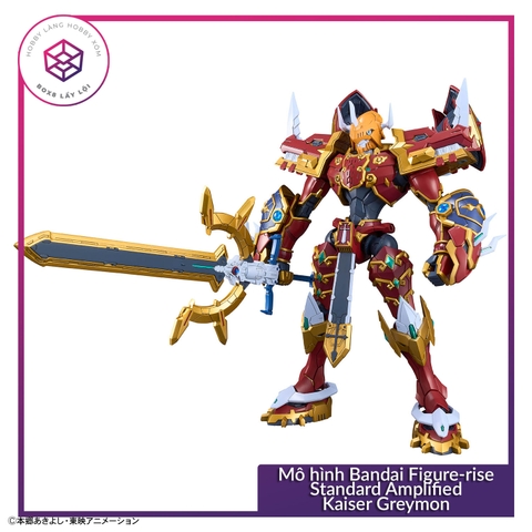 Mô hình Bandai Figure-rise Standard Amplified Kaiser Greymon [GDB] [FRS]