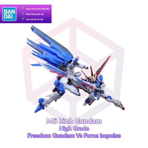 Mô Hình Gundam P-Bandai HG Freedom Gundam Vs Force Impulse Gundam Battle Of Destiny Set Metallic 1/144 CE [GDB] [BHG]