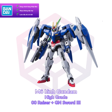 Mô hình Gundam Bandai HG 054 00 Raiser + GN Sword III 1/144 Gundam 00 [GDB] [BHG]