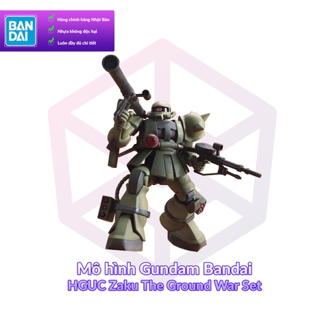 Mô hình Gundam Bandai HGUC Zaku The Ground War Set 1/144 MS IGLOO [GDB] [BHG]