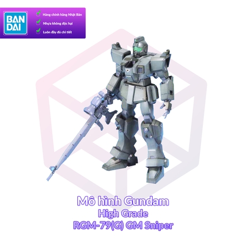 Mô Hình Gundam Bandai HG RGM-79(G) GM Sniper 1/144 MS Gundam: The 08th MS Team [GDB] [BHG]