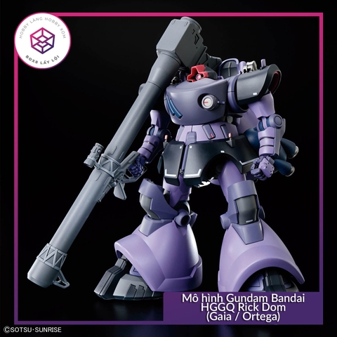 Mô hình Gundam Bandai HGGQ Rick Dom (Gaia / Ortega) 1/144 [GDB] [BHG]