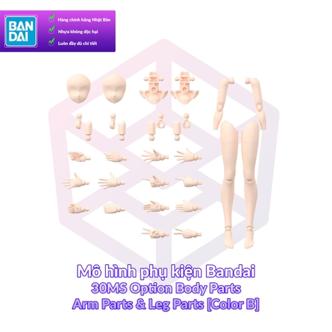 Mô hình phụ kiện Bandai 30MS Option Body Parts Arm Parts & Leg Parts [Color B] [30MS]