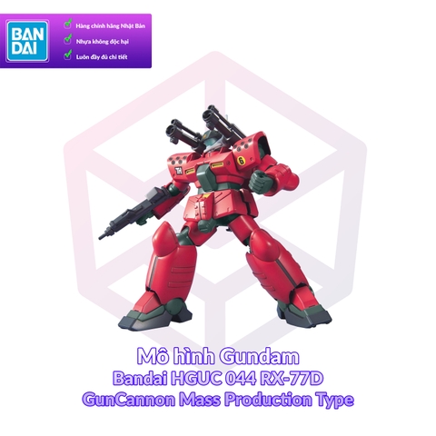 Mô hình Gundam Bandai HGUC 044 RX-77D GunCannon Mass Production Type 1/144 MS Gundam 0080 [GDB] [BHG]