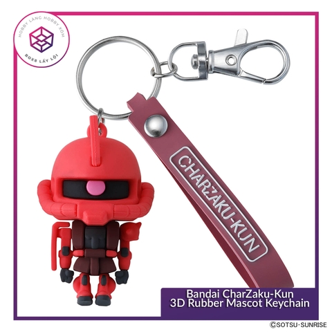 Móc khoá Bandai CharZaku-Kun 3D Rubber Mascot Keychain [TAM]