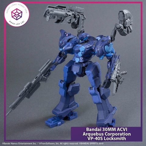 Mô hình Bandai 30MM ACVI Arquebus Corporation VP-40S Locksmith [GDB] [30MM]
