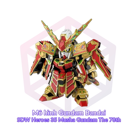 Mô hình Gundam Bandai SDW Heroes 35 Musha Gundam The 78th [GDB] [BSD]