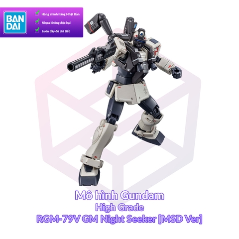 Mô Hình Gundam P-Bandai HG RGM-79V GM Night Seeker [MSD Ver] 1/144 Gundam MSV-R [GDB] [BHG]