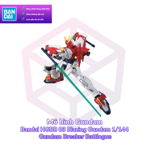 Mô hình Gundam Bandai HGBB 03 Blazing Gundam 1/144 Gundam Breaker Battlogue [GDB] [BHG]