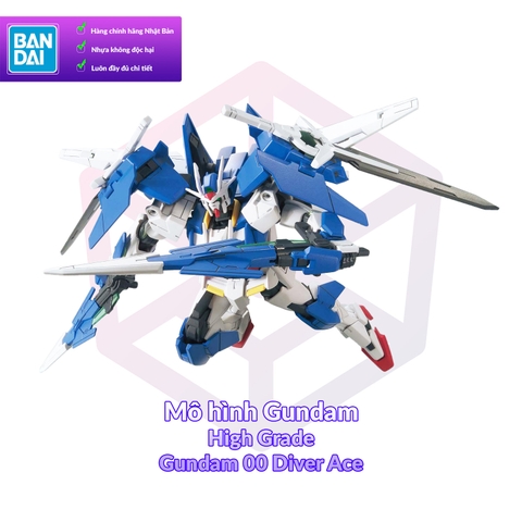 Mô Hình Gundam Bandai HG 009 Gundam 00 Diver Ace 1/144 Build Divers [GDB] [BHG]