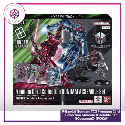 Thẻ bài P-Bandai Gundam TCG Premium Card Collection Gundam Assemble Set -GQuuuuuuX- [PC02A] bản Nhật [TCG]